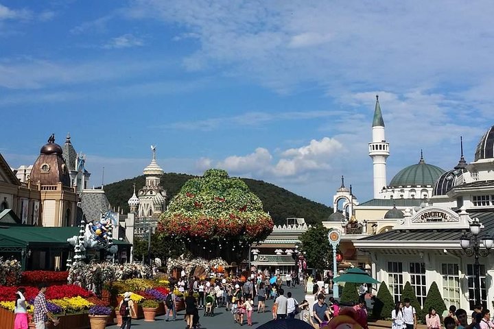 Everland Theme Park & Korean Folk Village tour (private group)