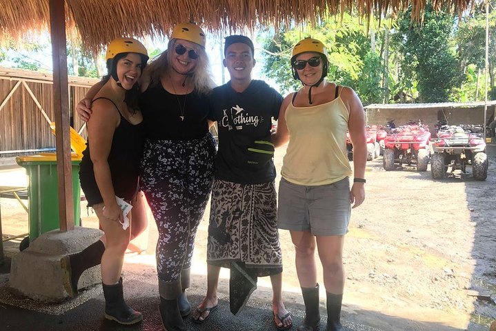 Bali Quad Bike Through Gorilla Cave - Monkey Forest and Waterfall