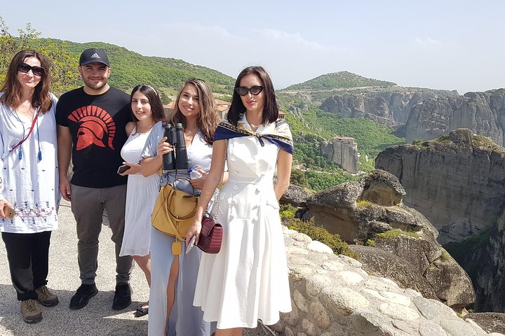 From Athens:Meteora Caves & Monasteries History Day Trip by Train