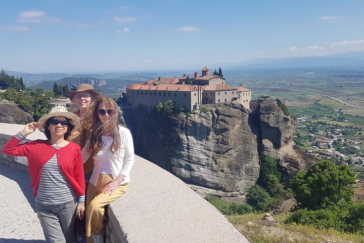 From Athens:Meteora Caves & Monasteries History Day Trip by Train