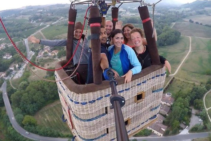 Hot Air Balloon Flight Over Tuscany from Siena
