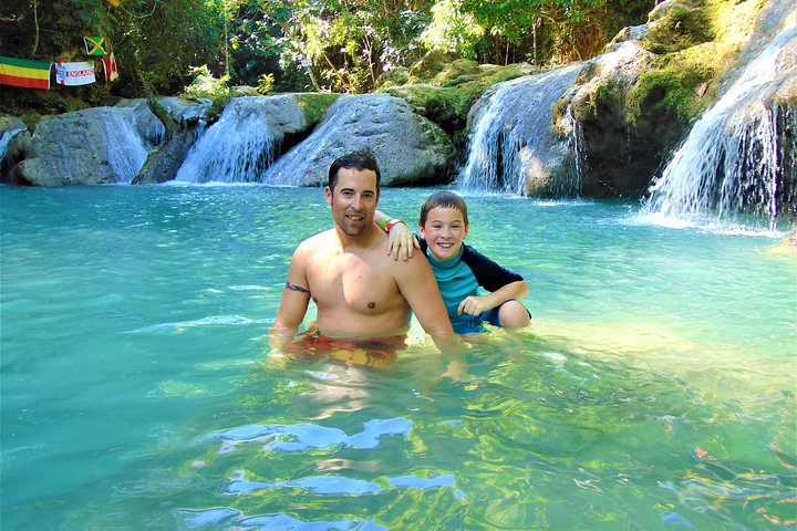 Blue Hole, Secret Falls, and Dunn's River Falls Combo Day-Trip