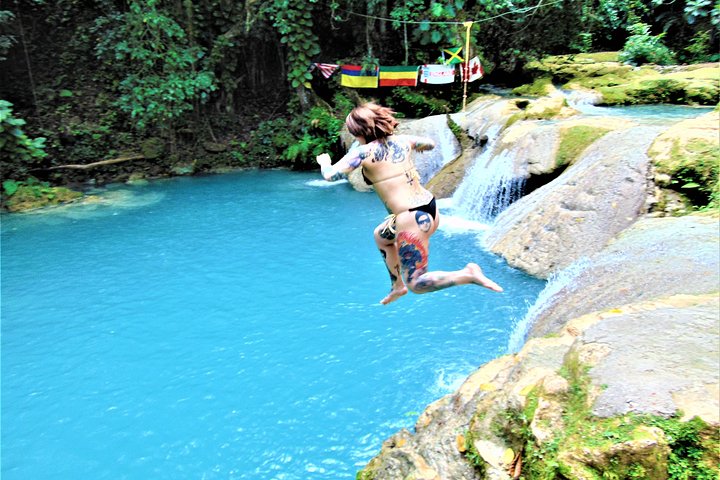 Blue Hole, Secret Falls, and Dunn's River Falls Combo Day-Trip