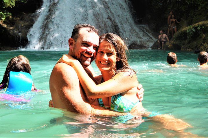 Blue Hole, Secret Falls, and Dunn's River Falls Combo Day-Trip