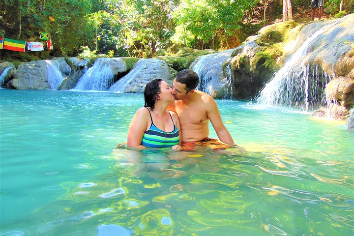 Blue Hole, Secret Falls, and Dunn's River Falls Combo Day-Trip