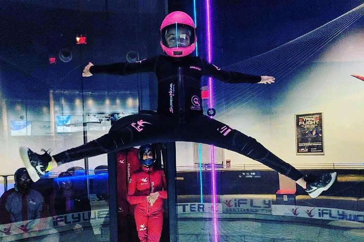 Paramus Indoor Skydiving Experience with 2 Flights & Personalized Certificate