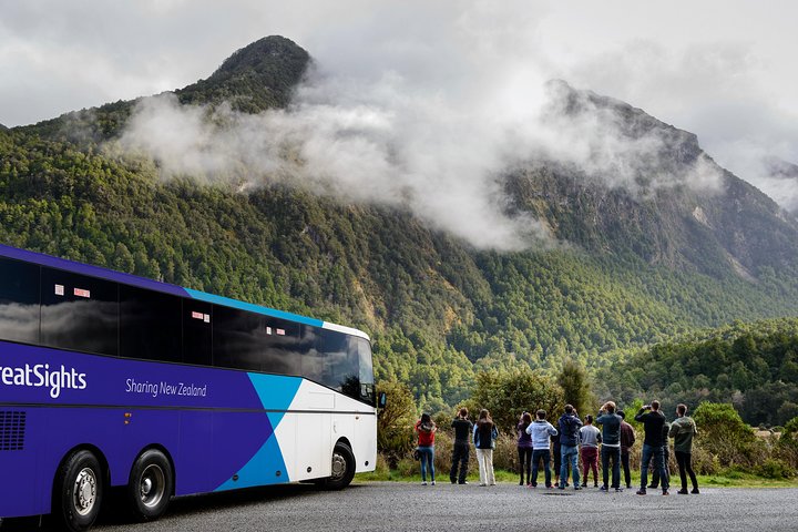 From Queenstown: Milford Sound Cruise & Glass-Roof Coach Tour