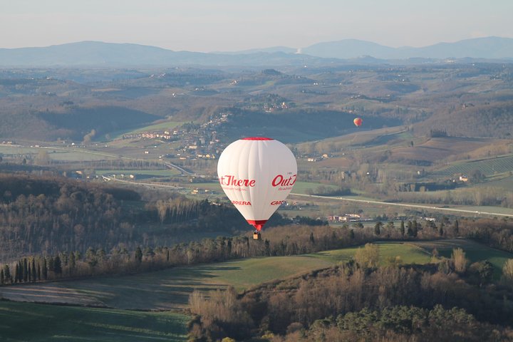Hot Air Balloon Flight Over Tuscany from Siena