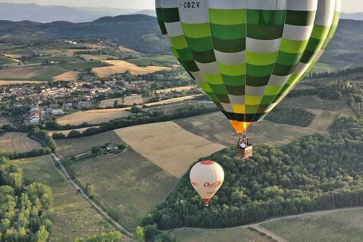 Hot Air Balloon Flight Over Tuscany from Siena