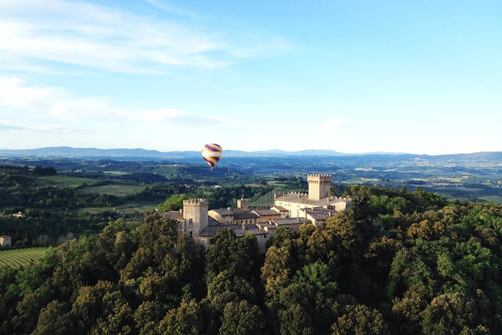 Hot Air Balloon Flight Over Tuscany from Siena