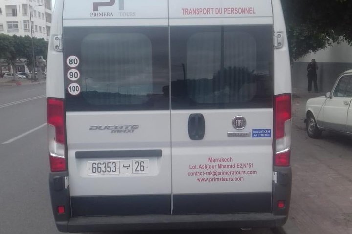 Private transfer from Marrakech to the Agafay Desert