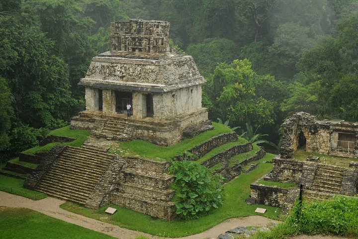 Palenque and Jungle Waterfalls from Tuxtla Gutierrez