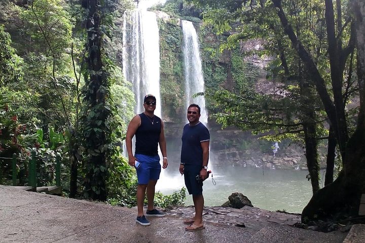 Palenque and Jungle Waterfalls from Tuxtla Gutierrez