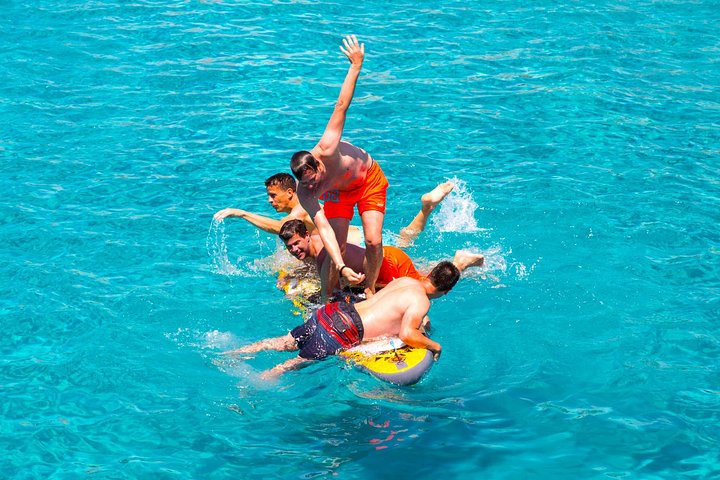 Ibiza Beach Hopping Cruise with Paddleboards, Drinks and Food 6h