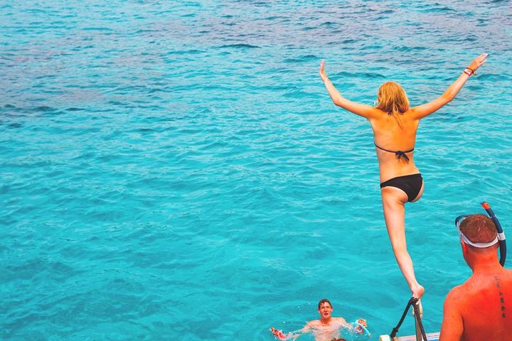 Ibiza Beach Hopping Cruise with Paddleboards, Drinks and Food 6h