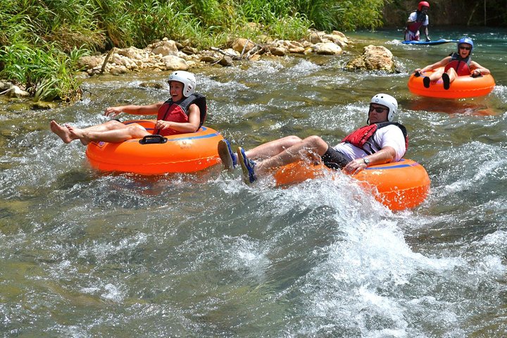Dunn's River Falls and Jungle River Tubing Adventure Tour from Port Antonio