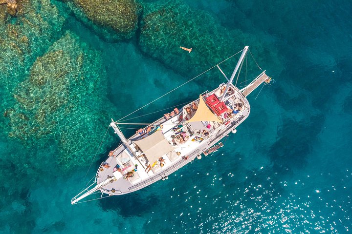 Rhodes Exclusive Swim Cruise Cocktail Open bar & Gourmet Buffet
