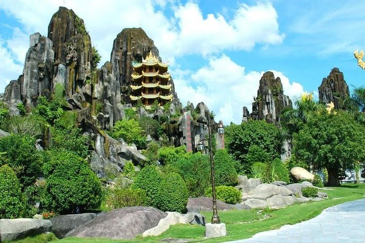 Morning Small group to Marble Mountains - Am Phu Cave - Monkey Mountain