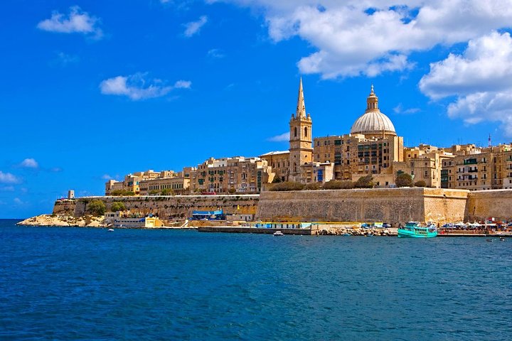 Valletta (UNESCO) guided tour, Malta Experience (included), Cathedral (optional)