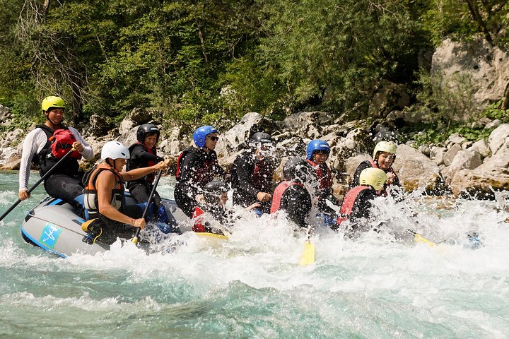 Soča River Rafting in Bovec with Professional Photo Service