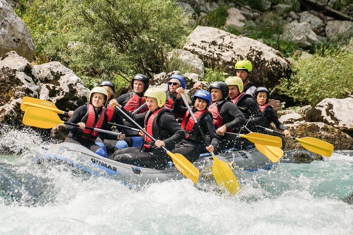 Soča River Rafting in Bovec with Professional Photo Service