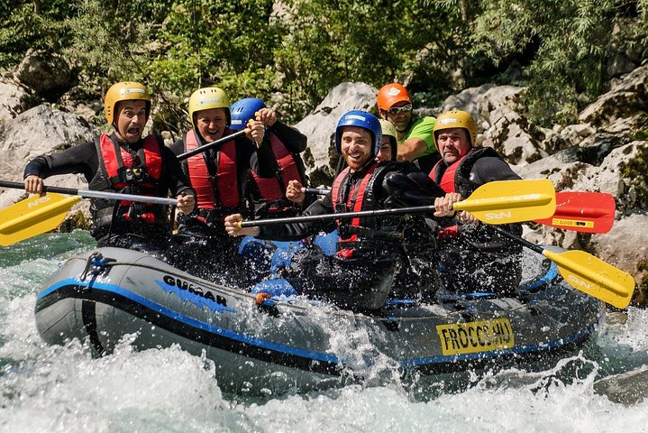 Soča River Rafting in Bovec with Professional Photo Service