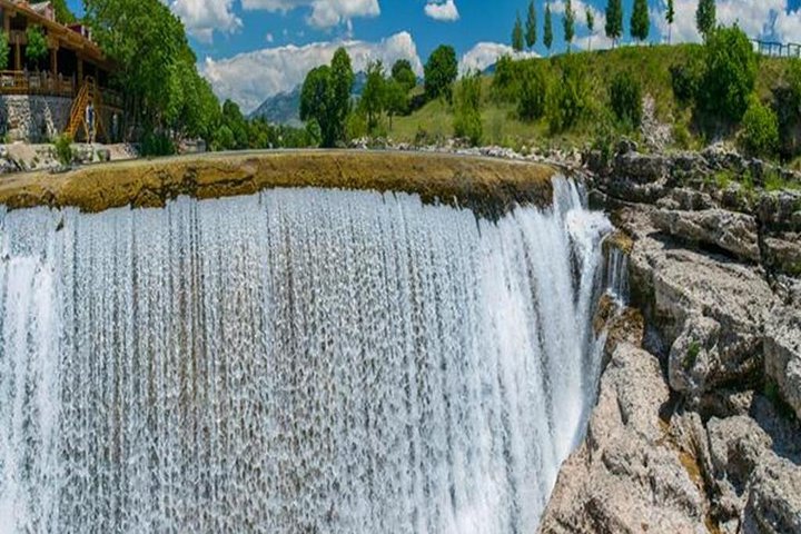 Ostrog monastery, Niagara waterfalls & Skadar Lake from Podgorica
