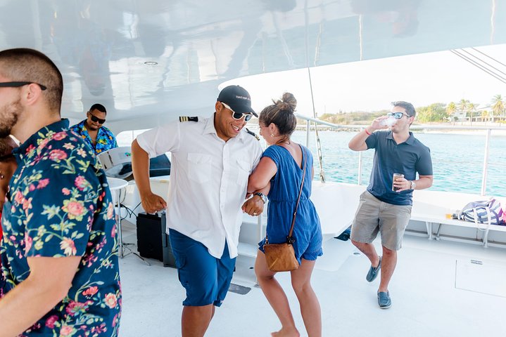 Aruba Sunset Catamaran Sail with Appetizers and Open Bar