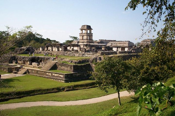 PALENQUE RUINS, AGUA AZUL and MISOL-HA (Private)