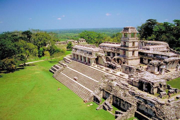 PALENQUE RUINS, AGUA AZUL and MISOL-HA (Private)