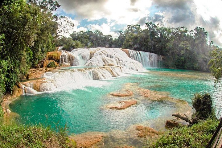 PALENQUE RUINS, AGUA AZUL and MISOL-HA (Private)
