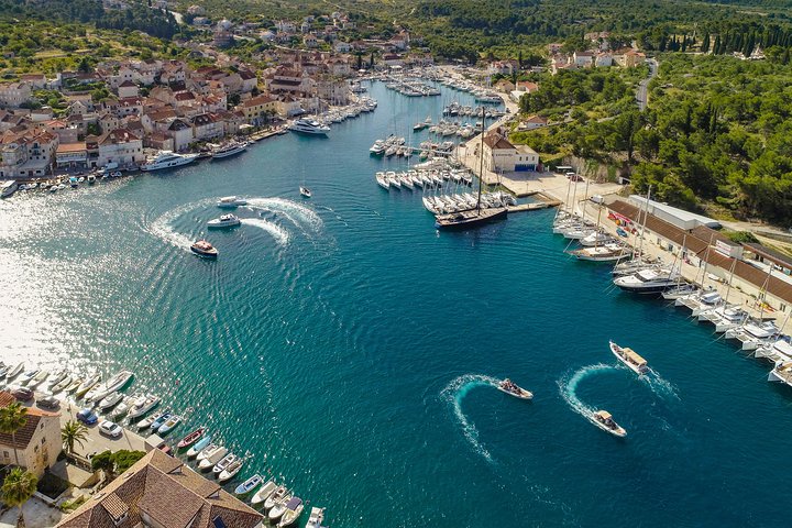 Magical Blue Cave and Hvar Tour from Split and Brac