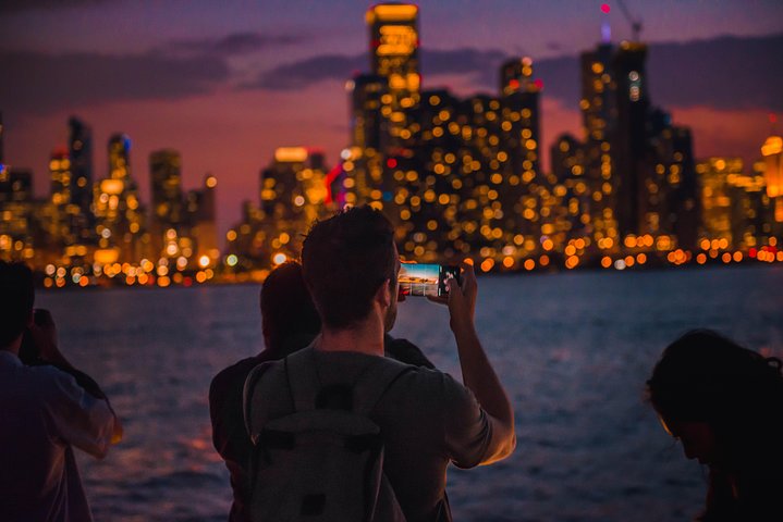 Chicago By Night River and Lake Cruise