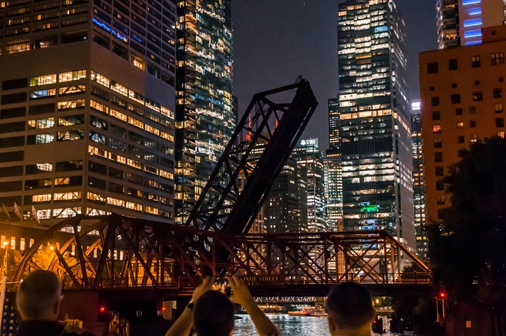 Chicago By Night River and Lake Cruise