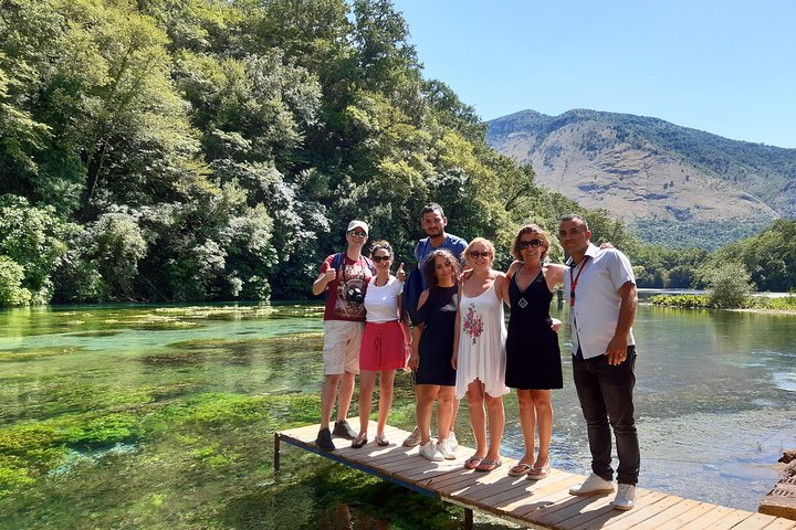 From Sarande: Blue Eye, Butrint, Ksamil & Lekuresi Castle Tour