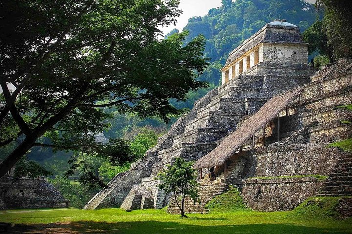 Palenque Archaeological Zone And Agua Azul And Misol-ha Waterfalls