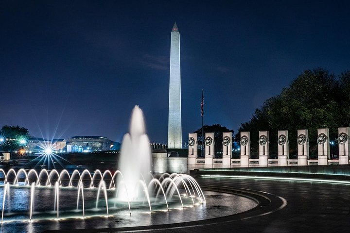 DC Monuments Night Tour with 10+ Stops, National Mall, Tickets