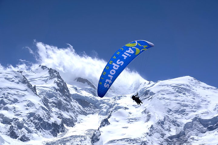Paragliding Tandem Flight in Chamonix - Take-off from Plan-Praz