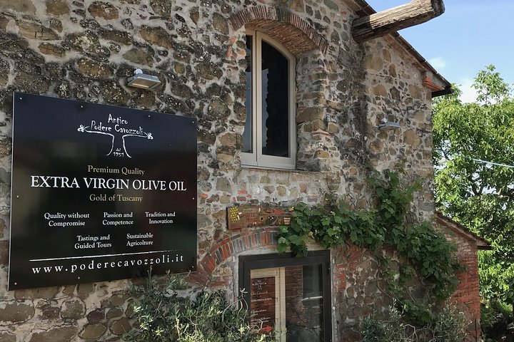 Guided tours of the olive grove with oil tasting.