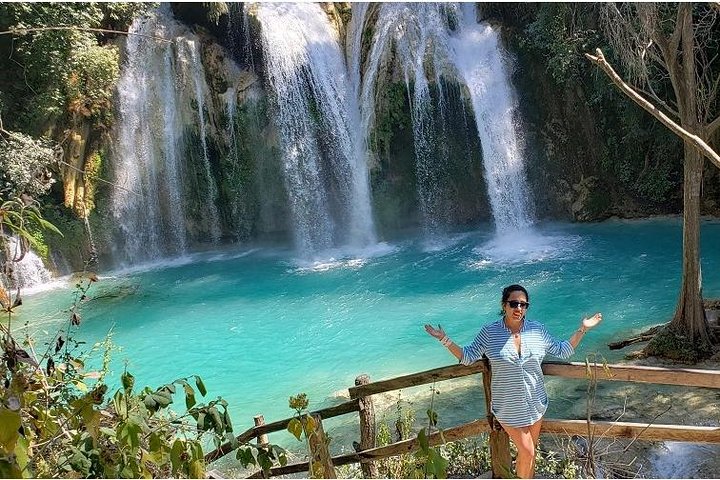 Cascadas el Chiflon (Bridal Veil) and Montebello Lakes from Tuxtla Gutierrez