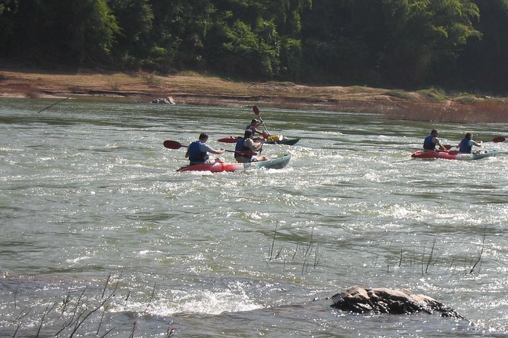 FULL DAY – Kuang Si Waterfall, Kayak on the Nam Ou / Mekong River, Pak Ou Caves