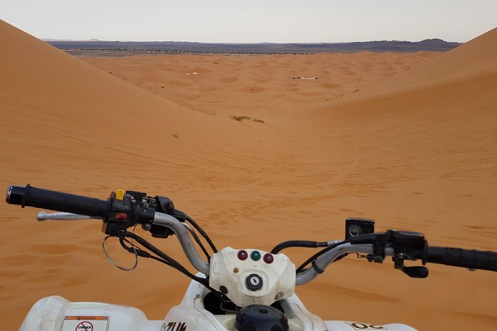 Quad Biking in Merzouga Dunes Desert Erg Chebbi