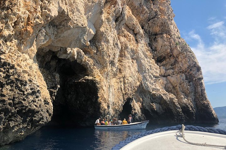Luxury Blue Cave, Hvar and Vis Boat Tour from Split and Brac
