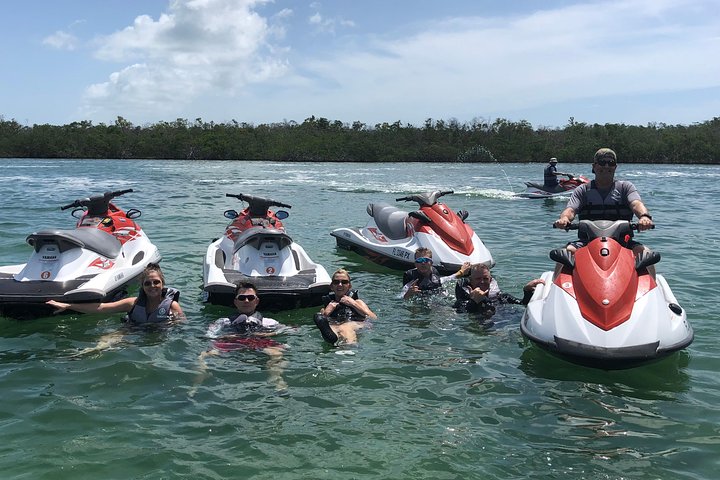 1.5 Hour (20 miles) Waverunner Tour. See Mangrove Tunnels, 20 Islands & SandBar