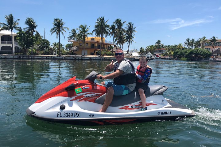 1.5 Hour (20 miles) Waverunner Tour. See Mangrove Tunnels, 20 Islands & SandBar