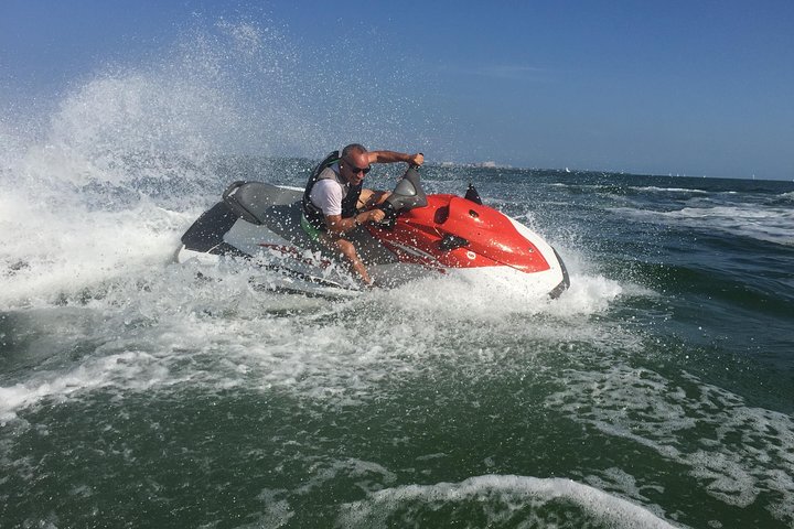 1.5 Hour (20 miles) Waverunner Tour. See Mangrove Tunnels, 20 Islands & SandBar