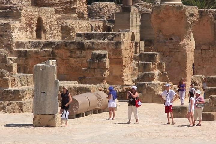 Archaelogical Site Of Carthage + Picturesque Village Of Sidi Bou Said