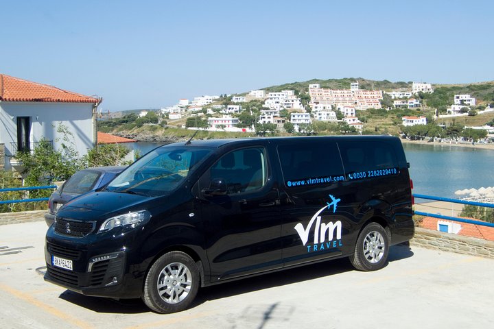 Gavrio port to Andros town (Chora) transfer