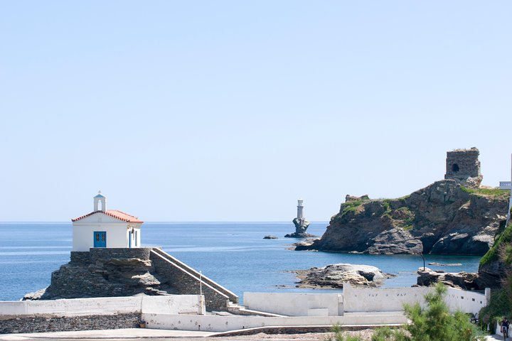 Gavrio port to Andros town (Chora) transfer