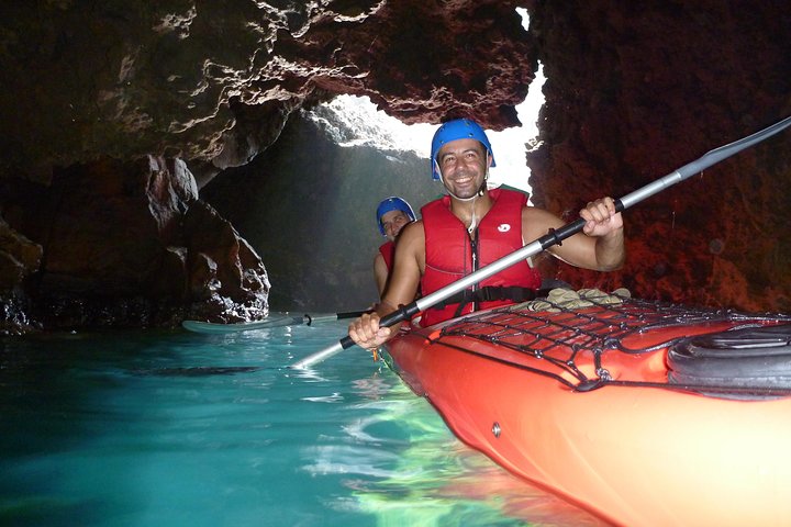 Private Tour explore Vulcano Island by Kayak & Coasteering